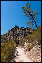 High Peaks trail. Pinnacles National Park, California, USA.