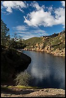 Winter, Bear Gulch Reservoir. Pinnacles National Park ( color)