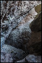 Rocks, Balconies Cave. Pinnacles National Park, California, USA. (color)