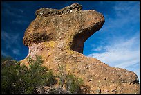 Anvil rock formation. Pinnacles National Park, California, USA. (color)