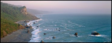 Coastline and bluffs. Redwood National Park, California, USA.