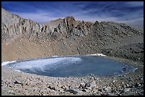 Frozen Iceberg Lake, Inyo National Forest. California, USA