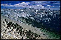 Western Divide from Alta Peak. Sequoia National Park ( color)