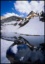 Monarch Lake, early summer. Sequoia National Park, California, USA. (color)