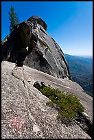 Granite slab, Moro Rock. Sequoia National Park, California, USA.