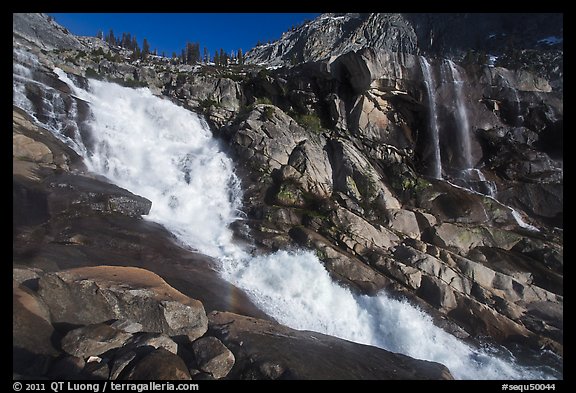 Tokopah Falls. Sequoia National Park (color)