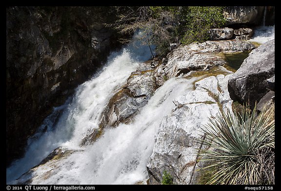 Lower Marble Fall. Sequoia National Park (color)