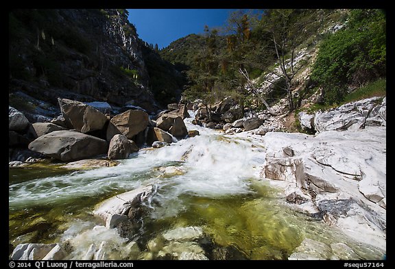 Marble fork of Kaweah River. Sequoia National Park (color)