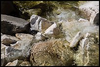 Marble rocks in Marble fork of Kaweah River. Sequoia National Park ( color)