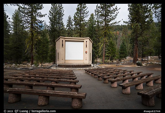 Amphitheater, Lodgepole Campground. Sequoia National Park (color)