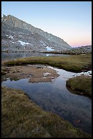 Alpine scenery with Guitar Lake, and Mt Hitchcock. Sequoia National Park ( color)