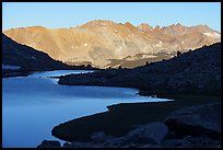 Guitar Lake and Mt Young, early morning. Sequoia National Park ( color)