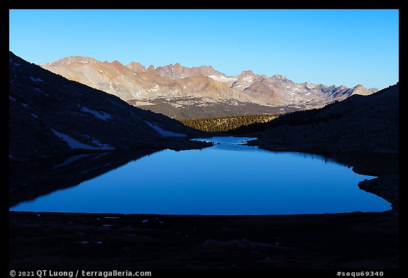 Guitar Lake and Mt Young. Sequoia National Park, California, USA.