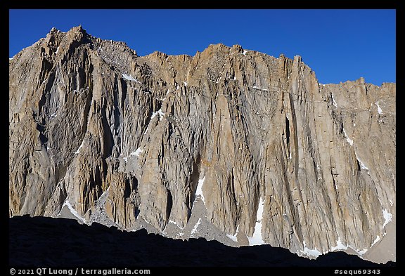 Mt Hitchcock rock pillars. Sequoia National Park (color)