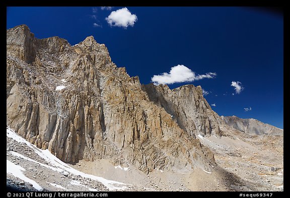 Keeler Needles from Trail Crest. Sequoia National Park (color)