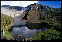 Ellery Lake in summer. California, USA ( color)