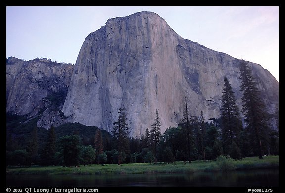 El Capitan, dawn. Yosemite National Park (color)