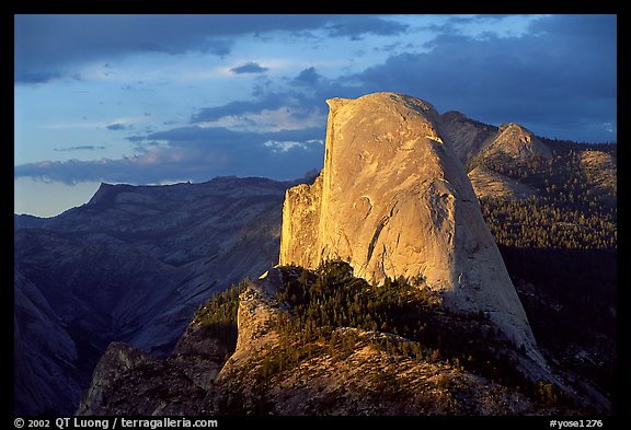 Half-Dome, sunset. Yosemite National Park, California, USA.