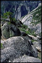 Brothers seen from Eagle Peak. Yosemite National Park, California, USA.