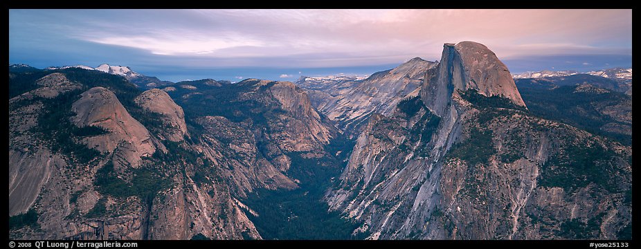 Half Dome and Tenaya Canyon. Yosemite National Park, California, USA.