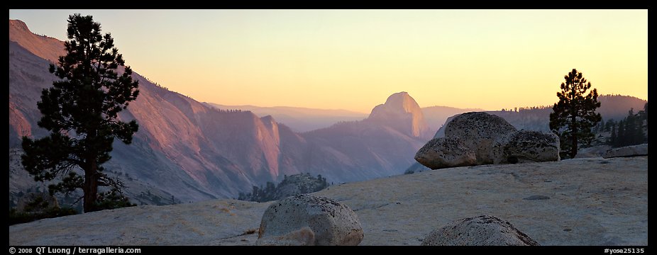 Olmstedt Point sunset. Yosemite National Park (color)