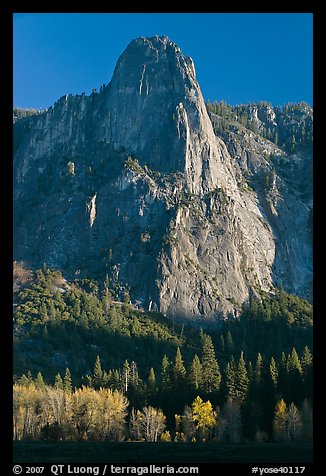 Sentinel Rock, late afternoon. Yosemite National Park, California, USA.