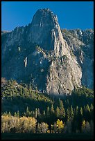 Sentinel Rock, late afternoon. Yosemite National Park, California, USA. (color)