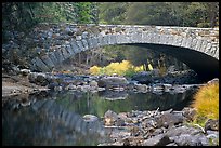 Bridge over the Merced River. Yosemite National Park, California, USA.