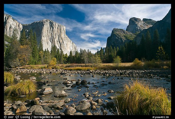 Valley View, Autumn. Yosemite National Park (color)