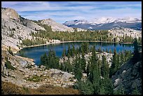 May Lake, granite domes, and forest. Yosemite National Park, California, USA.