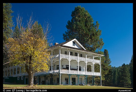 Wawona hotel in the fall. Yosemite National Park, California, USA.