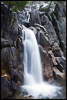 Chilnualna Falls, Wawona. Yosemite National Park ( color)