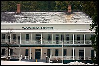 Wawona hotel in winter. Yosemite National Park, California, USA.