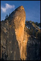 Leaning Tower, sunset. Yosemite National Park ( color)