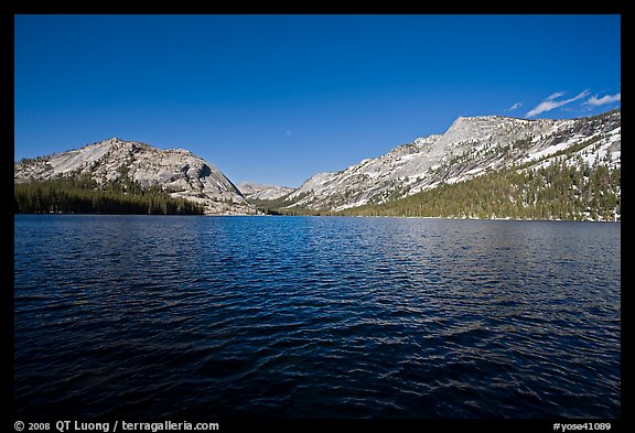 Tenaya Lake, afternoon. Yosemite National Park (color)
