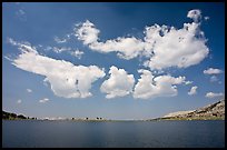 Lower Gaylor Lake and clouds. Yosemite National Park ( color)