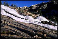 Waterwheel Falls, late afternoon. Yosemite National Park, California, USA.