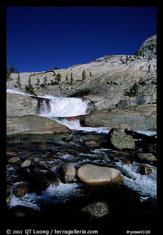 Leconte falls, afternoon. Yosemite National Park (color)