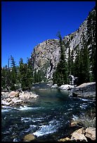 Tuolumne river on its way to  Canyon of the Tuolumne. Yosemite National Park, California, USA. (color)