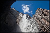 Ribbon Fall. Yosemite National Park, California, USA.