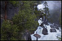 Cascade Creek in the spring. Yosemite National Park ( color)