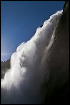 Upper Yosemite Fall from Fern Ledge. Yosemite National Park, California, USA.