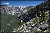 View of Yosemite Valley from Stanford Point. Yosemite National Park ( color)