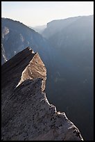 Diving Board and Yosemite Valley, late afternoon. Yosemite National Park, California, USA.