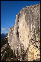 Face of Half-Dome seen from the Diving Board. Yosemite National Park, California, USA.