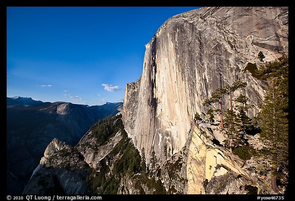 North-West face of Half-Dome. Yosemite National Park, California, USA.