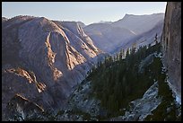 Tenaya Canyon and Mt Watkins. Yosemite National Park, California, USA.