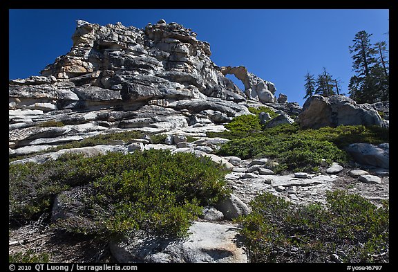 Indian Rock. Yosemite National Park, California, USA.