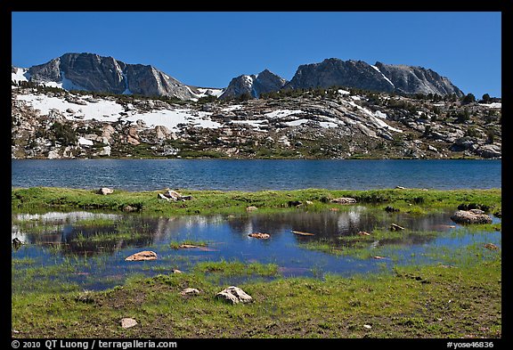 Evelyn Lake. Yosemite National Park, California, USA.