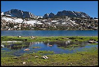 Evelyn Lake. Yosemite National Park, California, USA.